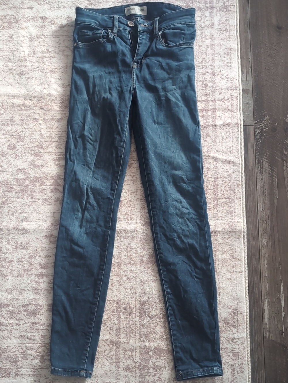 Women's Dark Blue Skinny Jeans with Stretch - Body Jeans